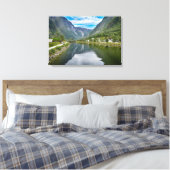 Landschap Noorwegen Canvas Afdruk (Insitu (Slaapkamer))