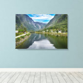 Landschap Noorwegen Canvas Afdruk (Insitu (Houten vloer))