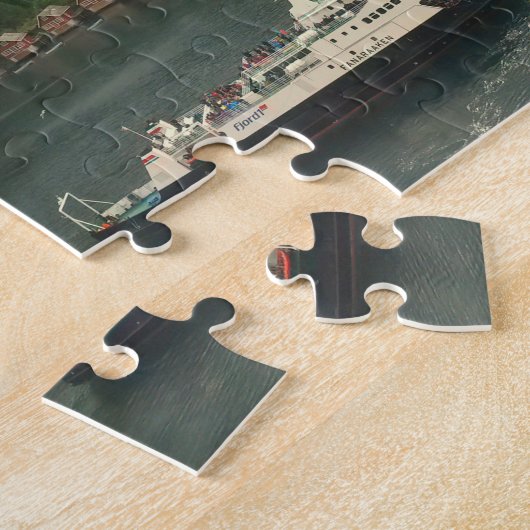 Landschap Noorwegen Legpuzzel (Zijkant)