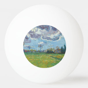 Landschap onder een stormachtige hemel Vincent Gog Pingpongballen