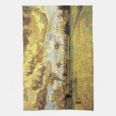 Landschap onder een Stormy Sky van Vincent van Gog Theedoek (Verticaal)