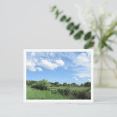 Landschap op het platteland in mei briefkaart (Staand voorkant)