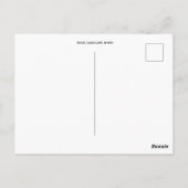 Landschap op het platteland in mei briefkaart (Achterkant)