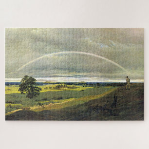 Landschap op Rügen met Regenboog – Friedrich Legpuzzel