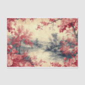 Landschap op versleten papier (Voorkant)