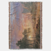 landschap, Oregon Trail van Bierstadt Deken (Voorkant Verticaal)