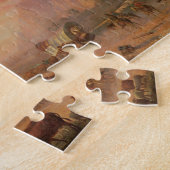  landschap, Oregon Trail van Bierstadt Legpuzzel (Zijkant)