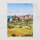 Landschap over Orvieto Briefkaart (Voorkant)