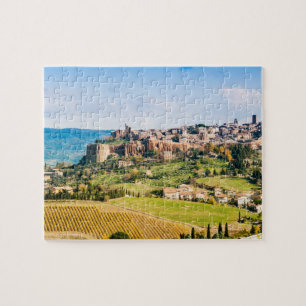 Landschap over Orvieto Legpuzzel
