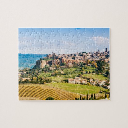 Landschap over Orvieto Legpuzzel (Horizontaal)