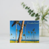 Landschap Paradise Briefkaart (Staand voorkant)