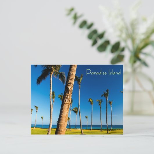 Landschap Paradise Briefkaart (Staand voorkant)