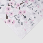Landschap Pastel Cherry Blossom Tissuepapier (Detail)