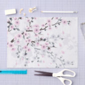 Landschap Pastel Cherry Blossom Tissuepapier (Craft)