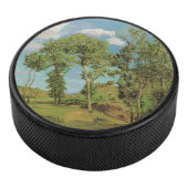 Landschap Paysage Frederic Bazille Impressionist Hockey Puck (3/4)