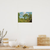 Landschap Paysage Frederic Bazille Impressionist Poster (Keuken)