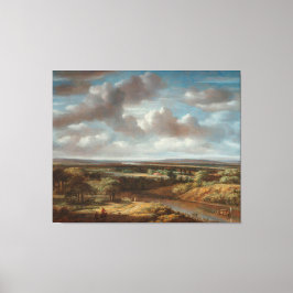 Landschap, Philips Koninck, 1676 Canvas Prin