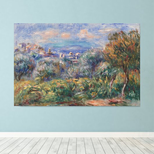 landschap Pierre Auguste Renoir Canvas Afdruk (Insitu (Houten vloer))