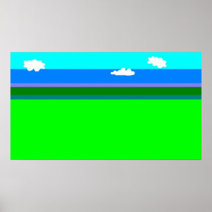 landschap poster