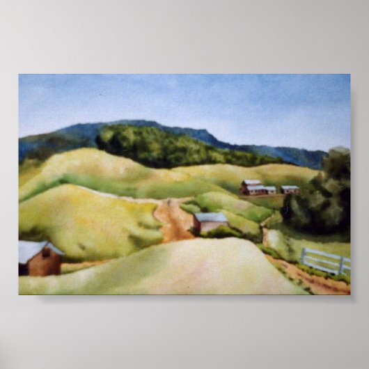 Landschap Poster (Voorkant)