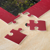 Landschap Puzzle: Chinese muur regenboog Legpuzzel (Zijkant)