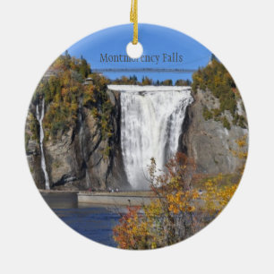 Landschap Quebec-Ornament Keramisch Ornament