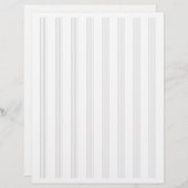 Landschap Richting Muziek Manuscript Personeelsdoc Briefhoofd (Voorkant / Achterkant)