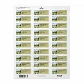 Landschap rond het Bodenmeer Etiket (Full Sheet)