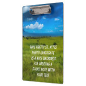 Landschap Saint Kitts Klembord (Links)