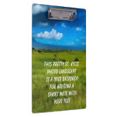 Landschap Saint Kitts Klembord (Rechts)