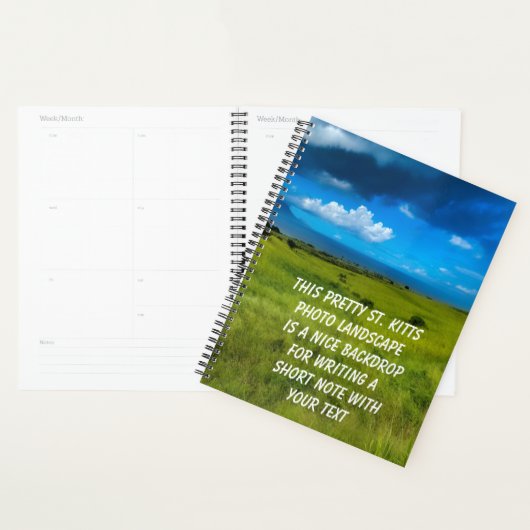 Landschap Saint Kitts Planner (Display)