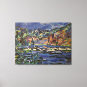 landschap Sazava Canvas Afdruk (Voorkant)