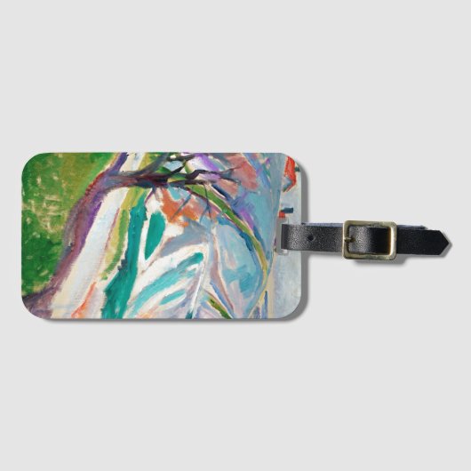 Landschap Schilderen Edward Munch Bagagelabel (Voorkant (horizontaal))