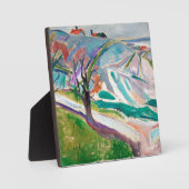 Landschap Schilderen Edward Munch Fotoplaat (Voorkant)