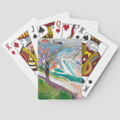 Landschap Schilderen Edward Munch Pokerkaarten (Achterkant)