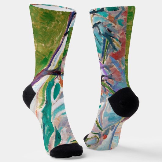 Landschap Schilderen Edward Munch Sokken (Gebogen)