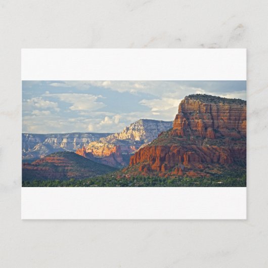 Landschap Sedona Mountain Briefkaart (Voorkant)