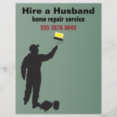 Landschap Service Handyman Small Business Flyer (Achterkant)