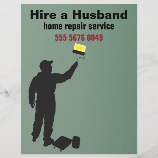 Landschap Service Handyman Small Business Flyer (Achterkant)
