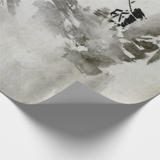 Landschap Sesshu Toyo Haboku-Sansui Cadeaupapier (Hoek)