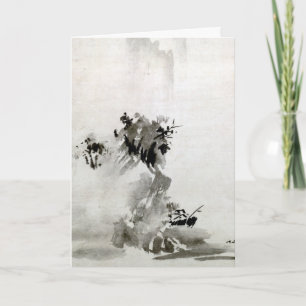 Landschap Sesshu Toyo Haboku-Sansui Poster Kaart