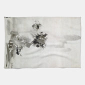 Landschap Sesshu Toyo Haboku-Sansui Theedoek (Horizontaal)