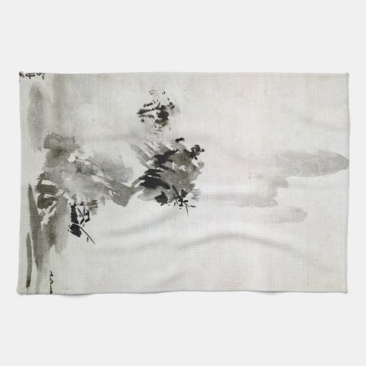 Landschap Sesshu Toyo Haboku-Sansui Theedoek (Horizontaal)