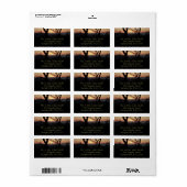 Landschap Shenandoah Sunset National Park Etiket (Full Sheet)