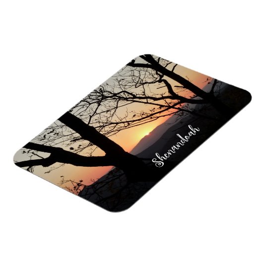 Landschap Shenandoah Sunset National Park Magneet (Linkerzijde)