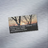 Landschap Shenandoah Sunset National Park Magnetisch Visitekaartje (Voorbeeld)
