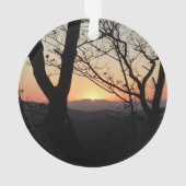 Landschap Shenandoah Sunset National Park Ornament (achterkant)