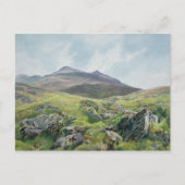 Landschap, Snowdon Briefkaart (Voorkant)