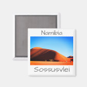 Landschap Sossusvlei Magnet Namibia Sand Dunes Magneet (Voorkant / Achterkant)