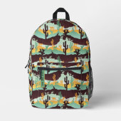 Landschap Southwest-woestijn Bedrukte Rugzak (Voorkant)